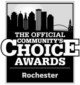Mark drawing for THE OFFICIAL COMMUNITY'S CHOICE AWARDS ROCHESTER