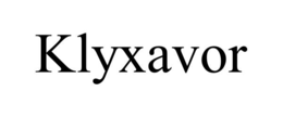 Mark drawing for KLYXAVOR