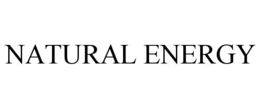 Mark drawing for NATURAL ENERGY
