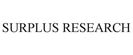 Mark drawing for SURPLUS RESEARCH