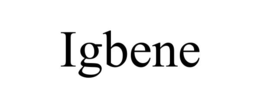Mark drawing for IGBENE