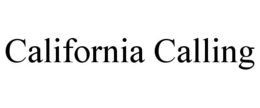 Mark drawing for CALIFORNIA CALLING