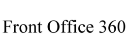 Mark drawing for FRONT OFFICE 360