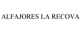 Mark drawing for ALFAJORES LA RECOVA