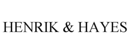 Mark drawing for HENRIK & HAYES