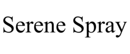 Mark drawing for SERENE SPRAY