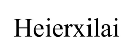 Mark drawing for HEIERXILAI