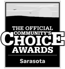 Mark drawing for THE OFFICIAL COMMUNITY'S CHOICE AWARDS SARASOTA