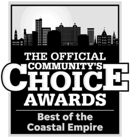 Mark drawing for THE OFFICIAL COMMUNITY'S CHOICE AWARDS BEST OF THE COASTAL EMPIRE