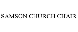 Mark drawing for SAMSON CHURCH CHAIR