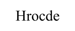 Mark drawing for HROCDE
