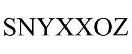 Mark drawing for SNYXXOZ