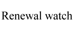 Mark drawing for RENEWAL WATCH