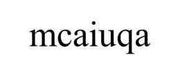 Mark drawing for MCAIUQA