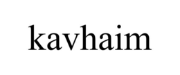 Mark drawing for KAVHAIM