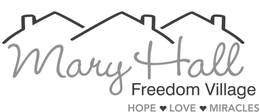 Mark drawing for MARY HALL FREEDOM VILLAGE HOPE LOVE MIRACLES