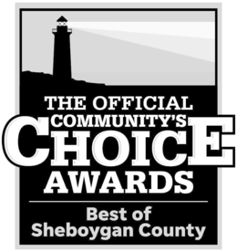 Mark drawing for THE OFFICIAL COMMUNITY'S CHOICE AWARDS BEST OF SHEBOYGAN COUNTY