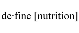 Mark drawing for DE·FINE [NUTRITION]