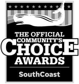 Mark drawing for THE OFFICIAL COMMUNITY'S CHOICE AWARDS SOUTHCOAST