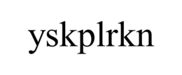Mark drawing for YSKPLRKN