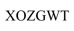 Mark drawing for XOZGWT