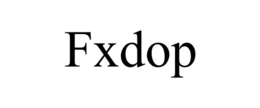 Mark drawing for FXDOP