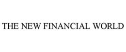 Mark drawing for THE NEW FINANCIAL WORLD