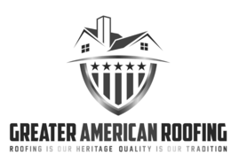 Mark drawing for GREATER AMERICAN ROOFING ROOFING IS OUR HERITAGE QUALITY IS OUR TRADITION