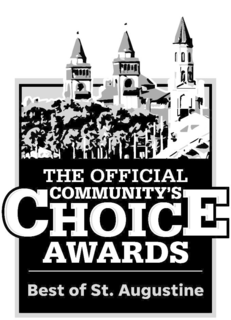 Mark drawing for THE OFFICIAL COMMUNITY'S CHOICE AWARDS BEST OF ST. AUGUSTINE