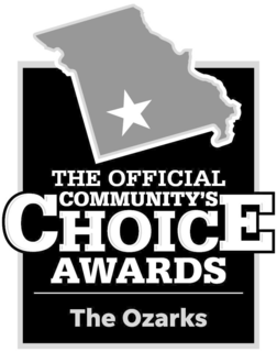 Mark drawing for THE OFFICIAL COMMUNITY'S CHOICE AWARDS THE OZARKS