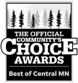 Mark drawing for THE OFFICIAL COMMUNITY'S CHOICE AWARDS BEST OF CENTRAL MN