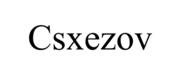 Mark drawing for CSXEZOV