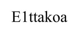 Mark drawing for E1TTAKOA