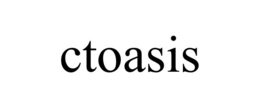 Mark drawing for CTOASIS