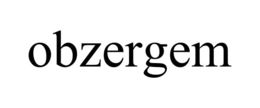 Mark drawing for OBZERGEM