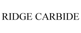 Mark drawing for RIDGE CARBIDE