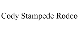 Mark drawing for CODY STAMPEDE RODEO