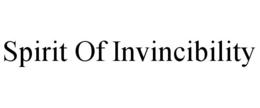 Mark drawing for SPIRIT OF INVINCIBILITY