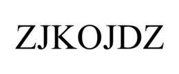 Mark drawing for ZJKOJDZ