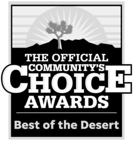 Mark drawing for THE OFFICIAL COMMUNITY'S CHOICE AWARDS BEST OF THE DESERT