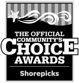 Mark drawing for THE OFFICIAL COMMUNITY'S CHOICE AWARDS SHOREPICKS