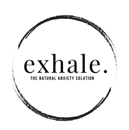 Mark drawing for EXHALE. THE NATURAL ANXIETY SOLUTION