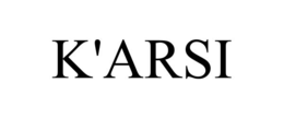 Mark drawing for K'ARSI