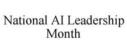 Mark drawing for NATIONAL AI LEADERSHIP MONTH