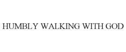 Mark drawing for HUMBLY WALKING WITH GOD