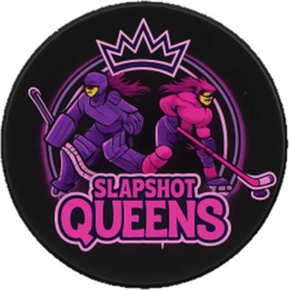 Mark drawing for SLAPSHOT QUEENS