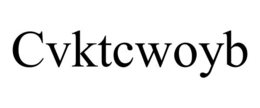 Mark drawing for CVKTCWOYB
