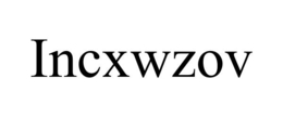 Mark drawing for INCXWZOV