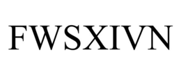 Mark drawing for FWSXIVN