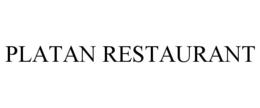 Mark drawing for PLATAN RESTAURANT